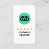 TripadvisorレビューリンクQRコード 名刺 (裏面)
