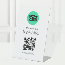 Tripadvisorレビュー |ビジネスレビューQRコード 台座サイン