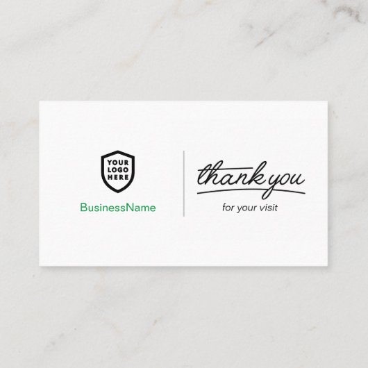 Tripadvisorレビュー |ビジネスQRコードありがとうございます 名刺 (裏面)