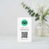 Tripadvisor レビュー | 事業レビューQRコード 名刺 (スタンド正面)