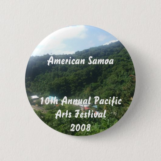 triparoundtown 100、アメリカSamoa10th年次P… 缶バッジ (正面)