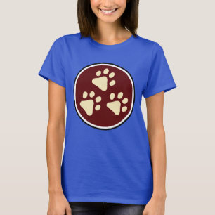 Tripawds 3-PawスーパーヒーローT (女性の闇) Tシャツ