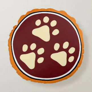 #Tripawds 3-Paw Plush Plow(トリパウド3-足のプラッシュ枕) ラウンドクッション