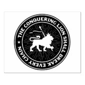 Tripe Judah Selassie Jah Rastafari Wood Art Stamp ラバースタンプ (インプリント)