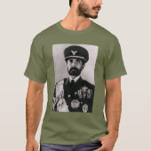 Tripe of Judah Selassie Rasta Lion Roots Tシャツ (正面)