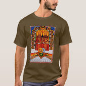 Tripe of Judah Selassie Rasta Lion Roots Tシャツ (正面)