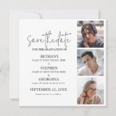 Triple Celebration 3 Photo Graduation セーブザデート (正面)