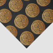 Triple Celtic Knot Swirl Mandala 薄葉紙 (詳細)