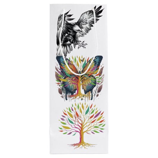 Triple design bag ワインギフトバッグ (裏面)