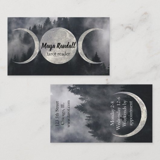 Triple Moon Forestの名刺 名刺 (正面/裏面)