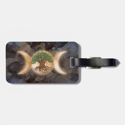 Triple Moon tree of life ラゲッジタグ (裏面横)