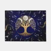 Triple Moon - Tree of life Ornament ドアマット (正面)