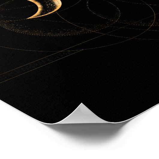 Triple Moon - Tree of life Ornament ポスター (角)