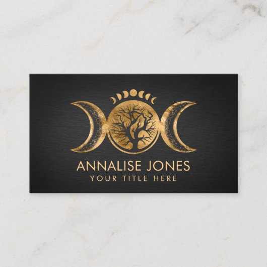 Triple Moon - Tree of life Ornament 名刺 (正面)
