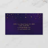 Triple Moon - Triple Goddess Fluorite and Gold 名刺 (裏面)