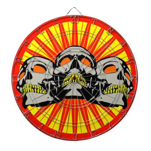 Triple Skulls ダーツボード (正面)