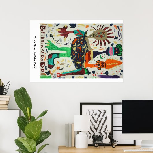 Triple Threatのポスター ポスター (ホームオフィス)