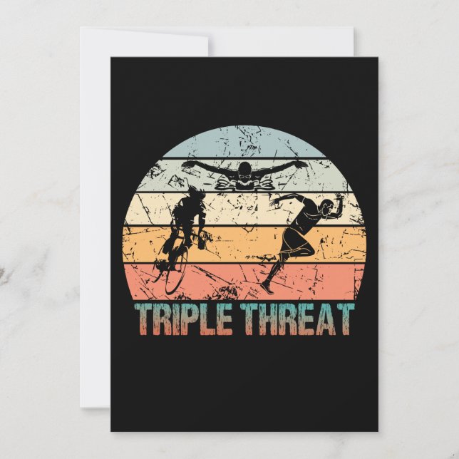 Triple Threat - Triathlon Athlete (正面)