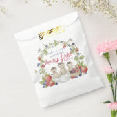 Triplets Berry First Birthday Party フェイバーバッグ (封をした状態)