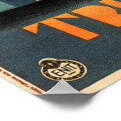 TRIPOLIリビア中東アールデコヴィンテージ旅行 ポスター (角)