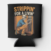 Trippin' for A Livin' Funny Skeleton Electrician  缶クーラー (正面)