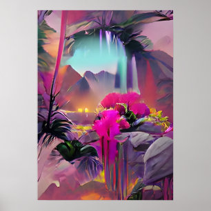 Tripping Balls Art - サイケデリックPlaces ポスター