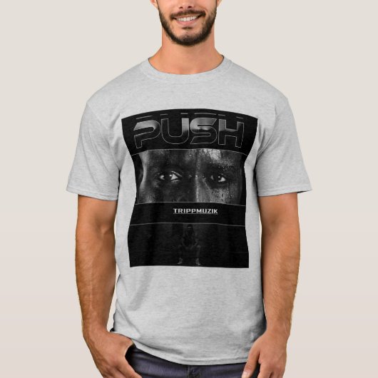 TRIPPMUZIKやる気を起こさせるによるプロモーションtシャツ Tシャツ (正面)