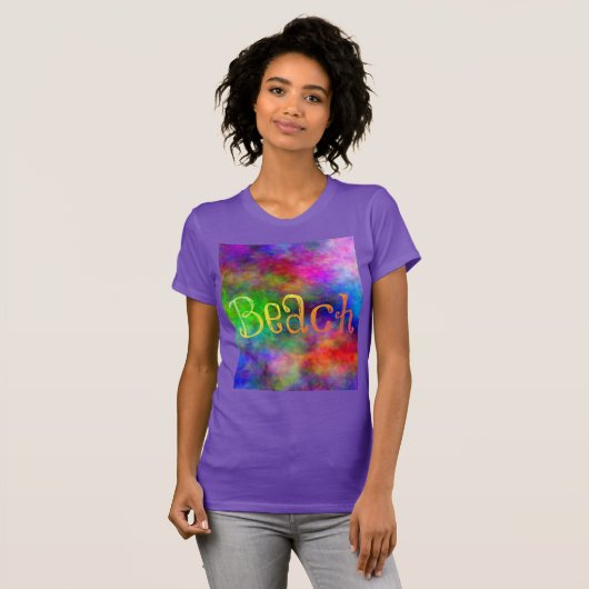 Trippy Beach Tシャツ (正面フル)