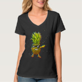 Trippy Dabbing Pineapple Vacation Cruise Tシャツ (正面)