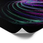 Trippy love fractal ポスター (角)