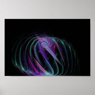 Trippy love fractal ポスター