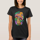 trippy mushroom fungi tシャツ (正面)
