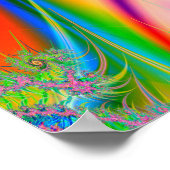 Trippy Poster: Abstract Psychedelic ポスター (角)