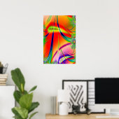 Trippy Poster: Abstract Psychedelic ポスター (ホームオフィス)