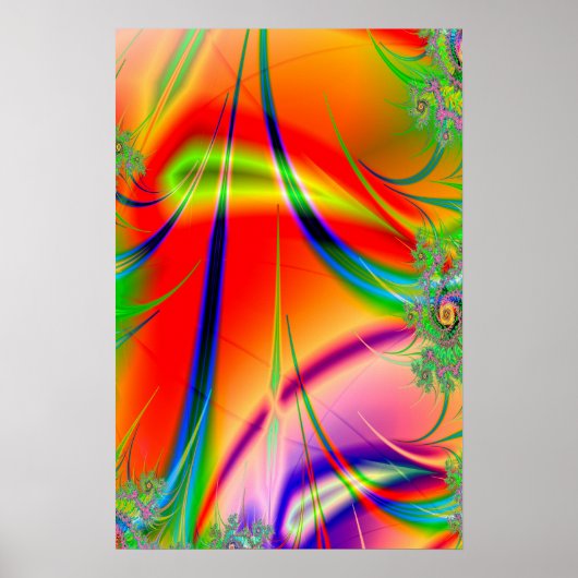 Trippy Poster: Abstract Psychedelic ポスター (正面)