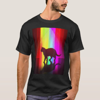 Trippy Surreal Cat Acidwave Aesthetic Surrealism R Tシャツ