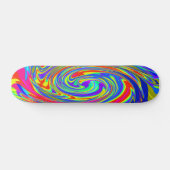 Trippy Tye Dye Mini Skate Board スケートボード (横)