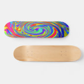 Trippy Tye Dye Mini Skate Board スケートボード (横)