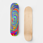 Trippy Tye Dye Mini Skate Board スケートボード (正面)