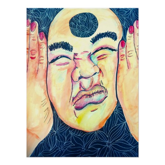 Trippy Whimsical Surreal Art | Stuck ポスター (正面)