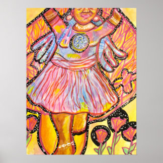 Trippy Whimsical Surreal Poster| Embrace the Li ポスター