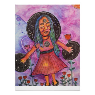  Trippy Whimsical Surreal Poster | Lukes word 2 ポスター