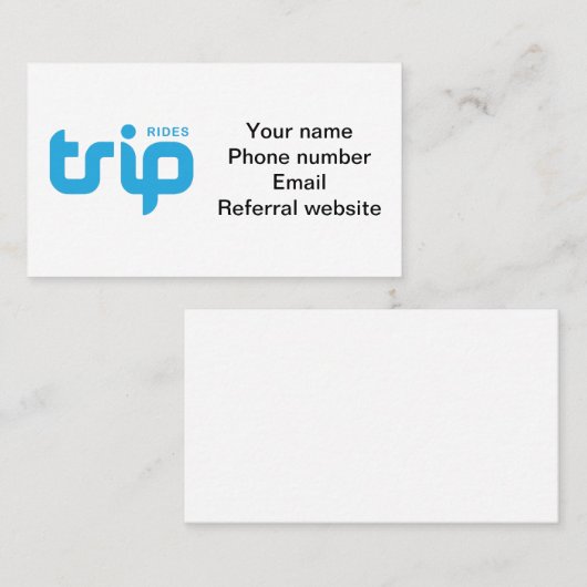 TripRids名刺 名刺 (正面/裏面)
