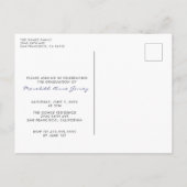 Triptych卒業はがき発表 インビテーションポストカード (裏面)