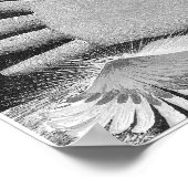 Triptych歓迎キリスト8.5X11 B/Wポスター ポスター (角)