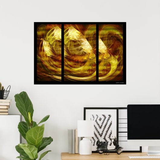 Triptych02 – ポスター (ホームオフィス)