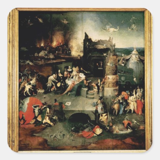 Triptych:聖アンソニーの誘惑 スクエアシール (正面)