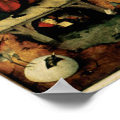 Triptych：聖アンソニーの誘惑 ポスター (角)