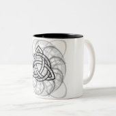Triquetraの種族の入れ墨 ツートーンマグカップ (正面右)