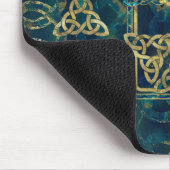 Triquetraの記号を用いる人生のYggdrasilの木 マウスパッド (コーナー)